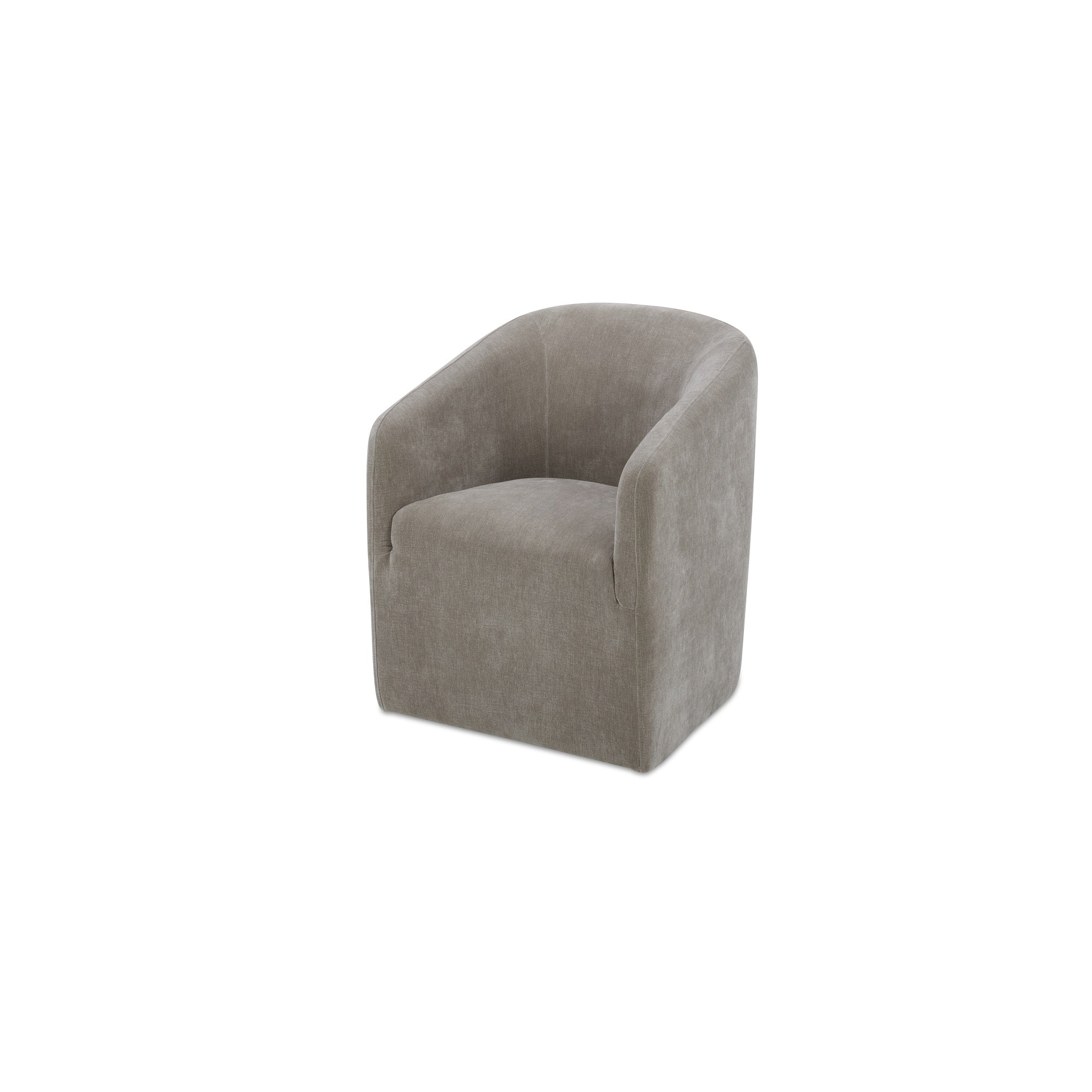 Moes Sandy Rolling Dining Chair Taupe KQ-1046-39-USA