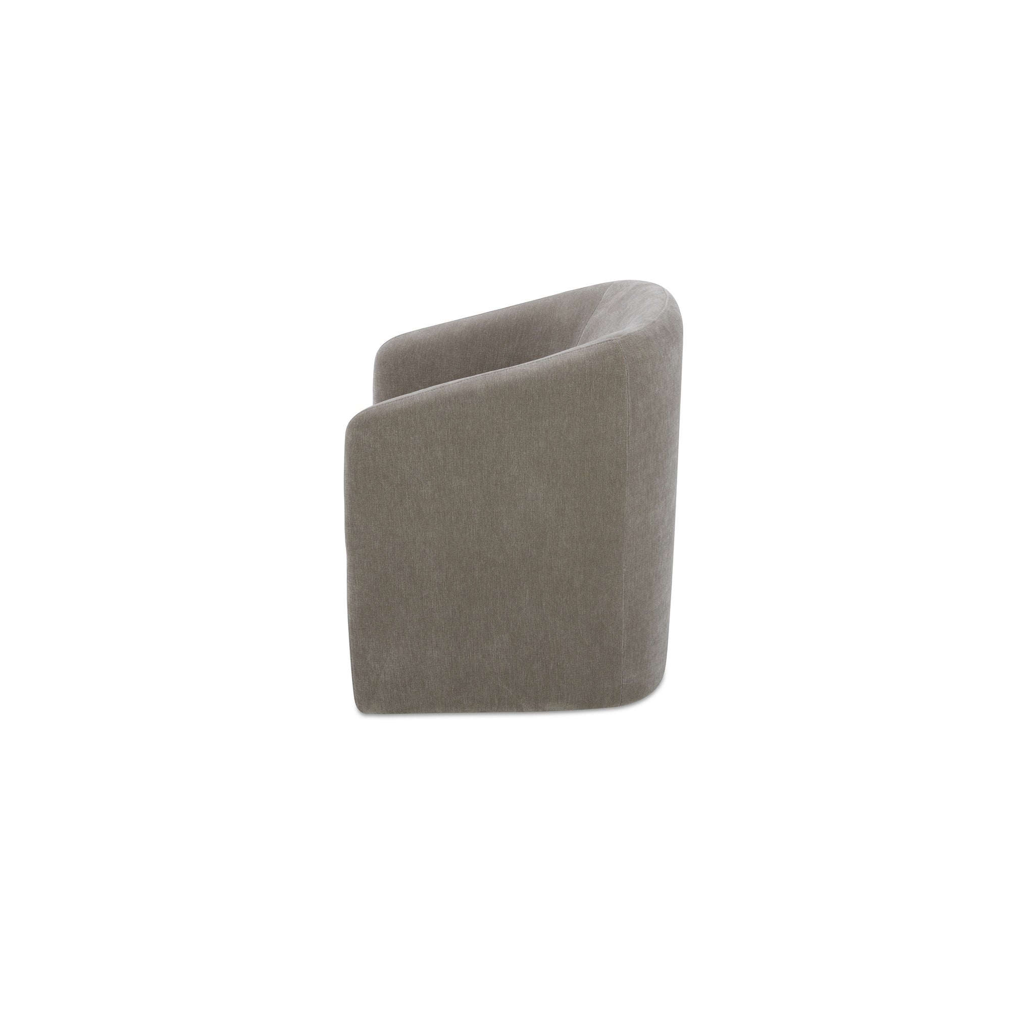 Moes Sandy Rolling Dining Chair Taupe KQ-1046-39-USA