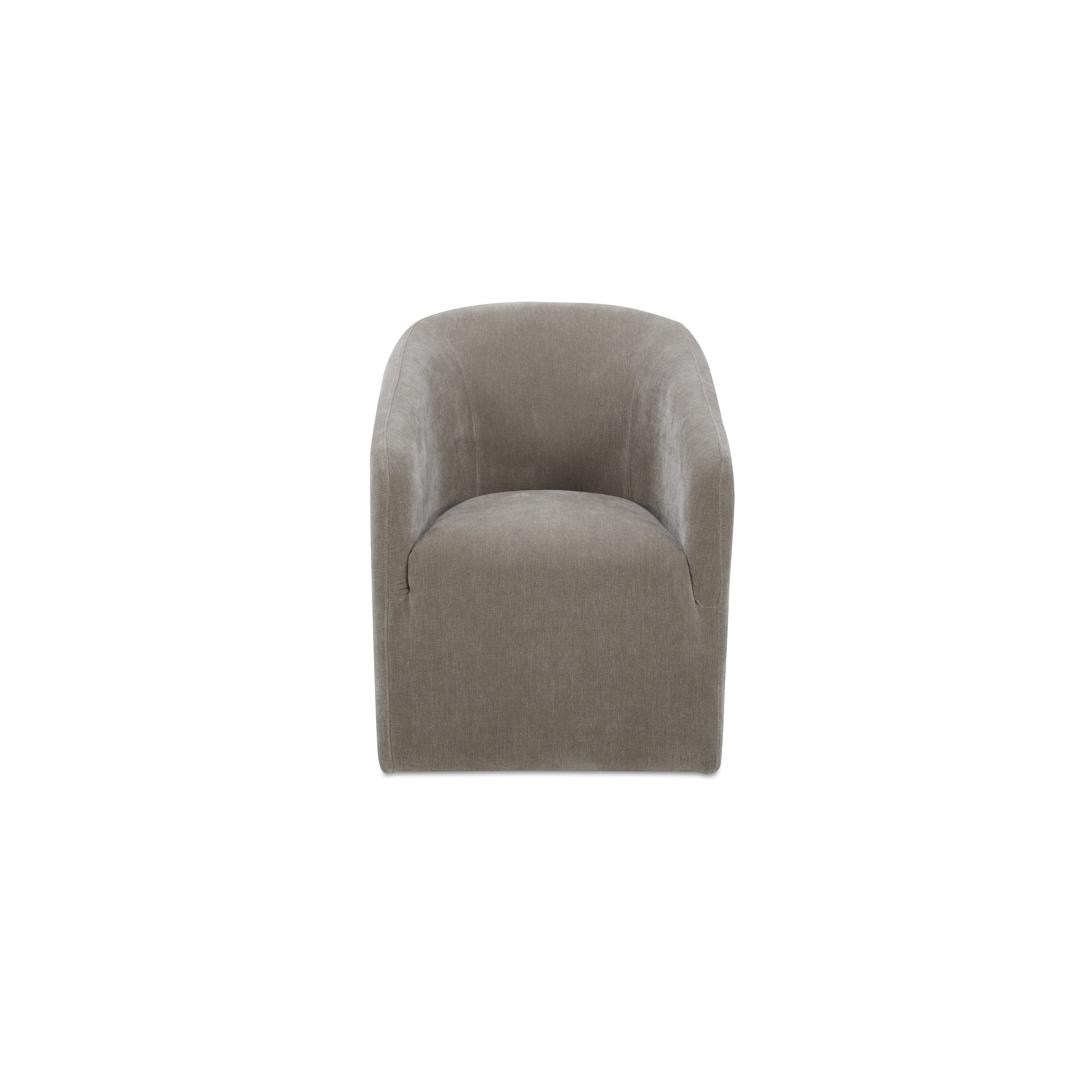 Moes Sandy Rolling Dining Chair Taupe KQ-1046-39-USA