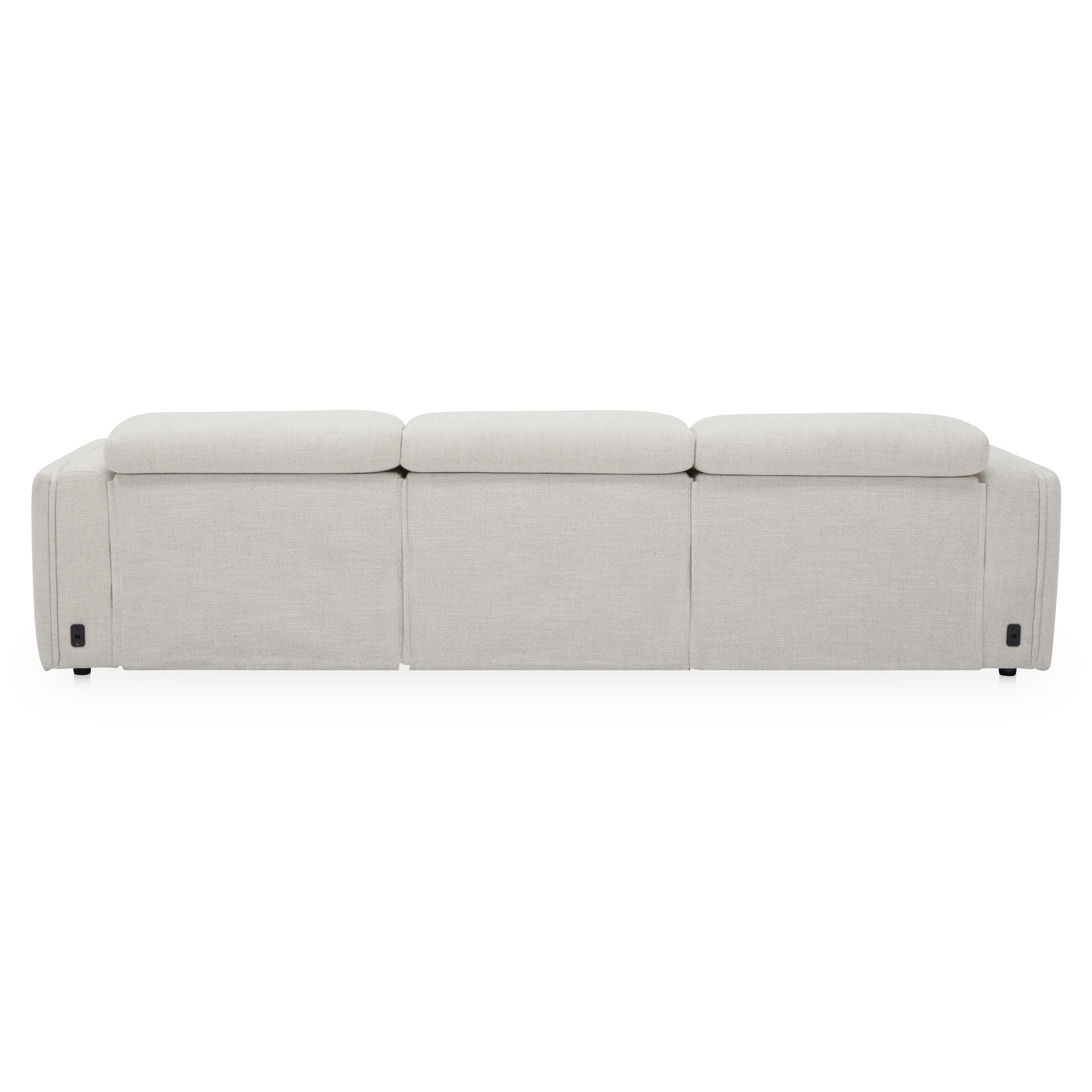 Moes Wilder Power Recliner Sofa Flecked Oat KQ-1047-34-0-USA