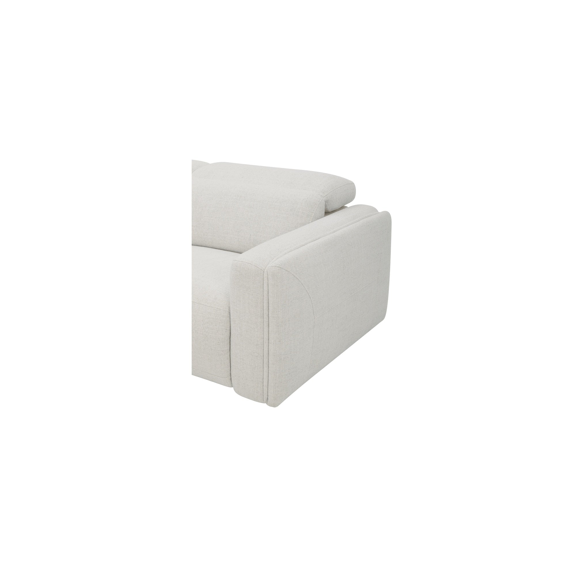 Moes Wilder Power Recliner Sofa Flecked Oat KQ-1047-34-0-USA