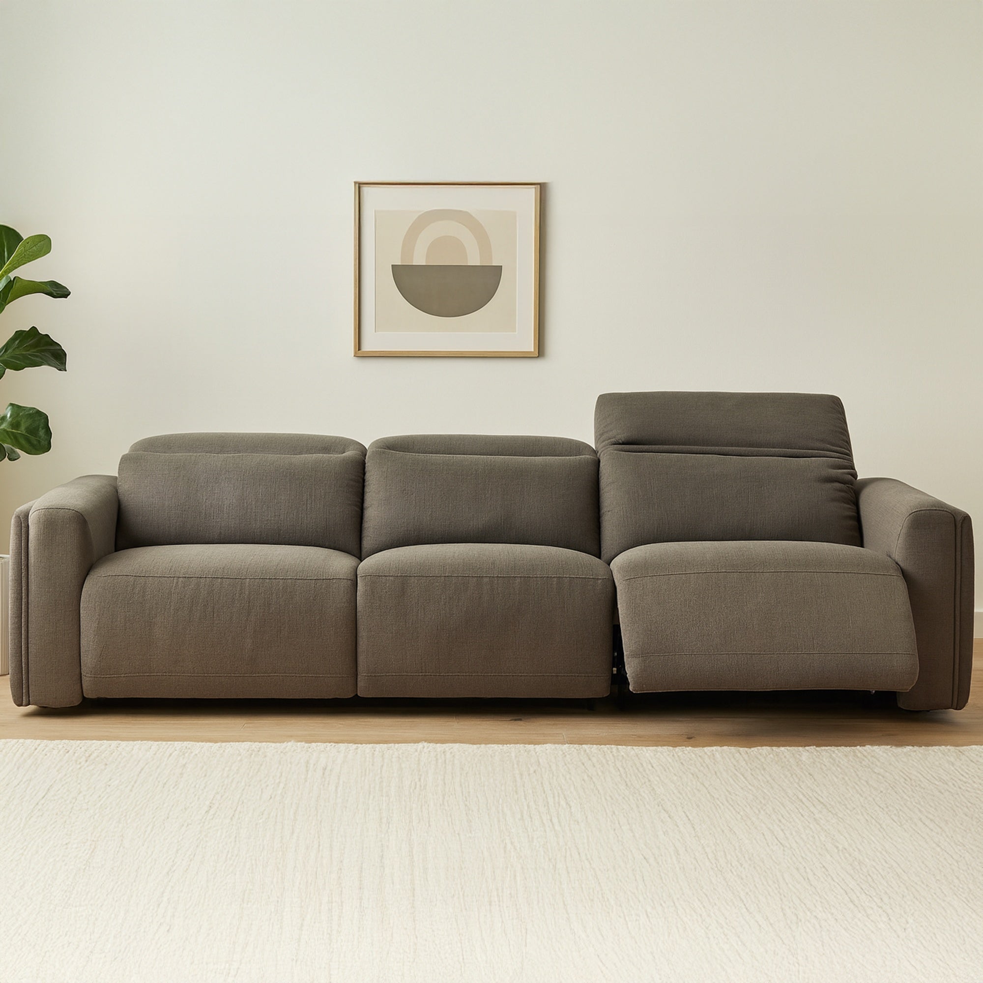 Moes Wilder Power Recliner Sofa Soft Taupe KQ-1047-39-0-USA