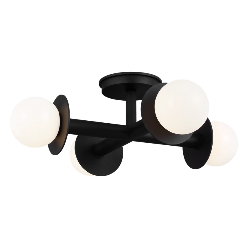 Nodes Semi Flush Mount