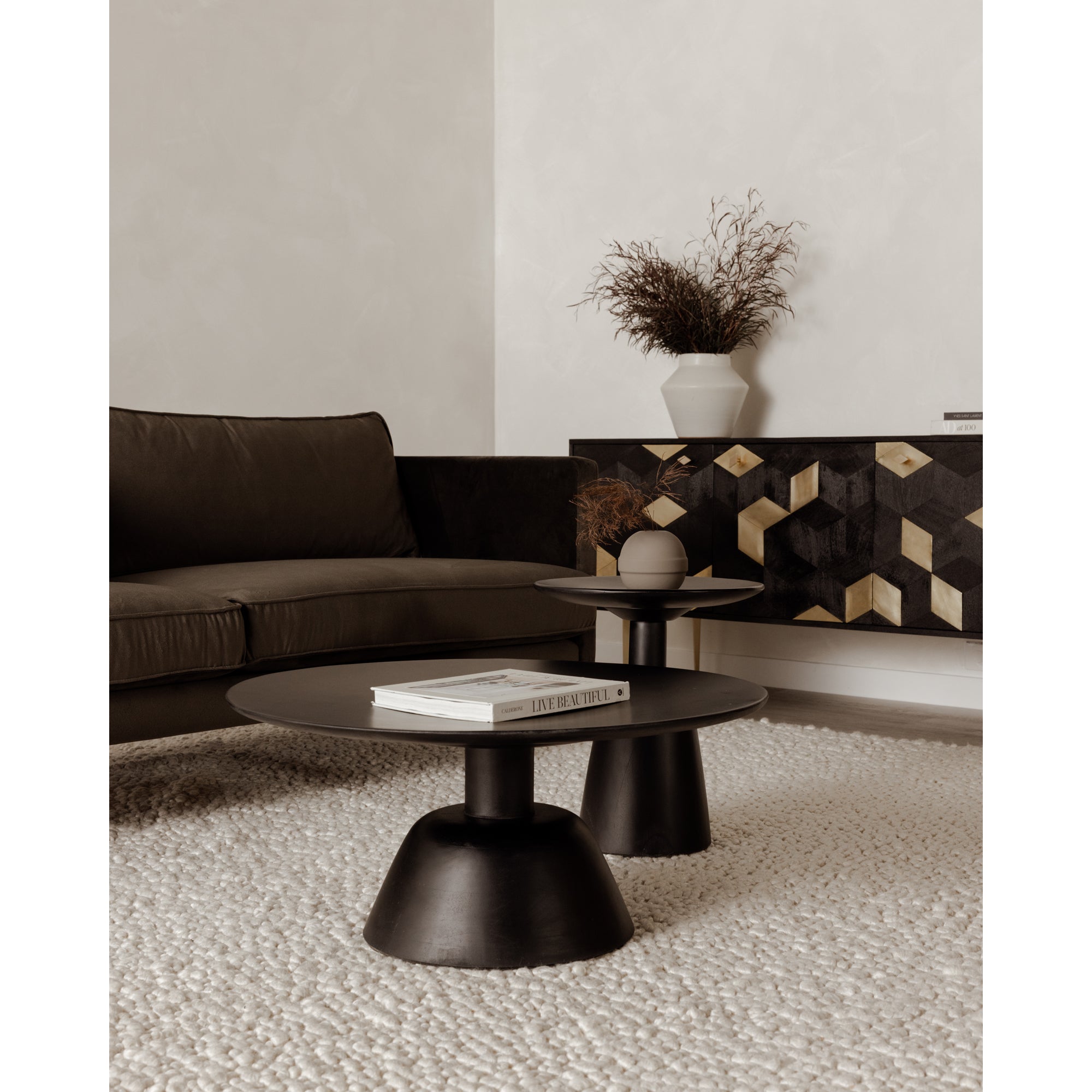 Moes Nels Coffee Table Black KY-1018-07