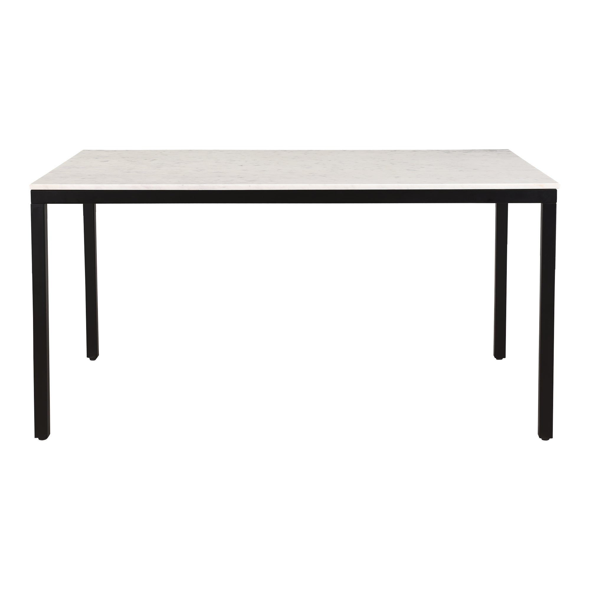 Moes Parson Marble Small Dining Table White KY-1021-02-0