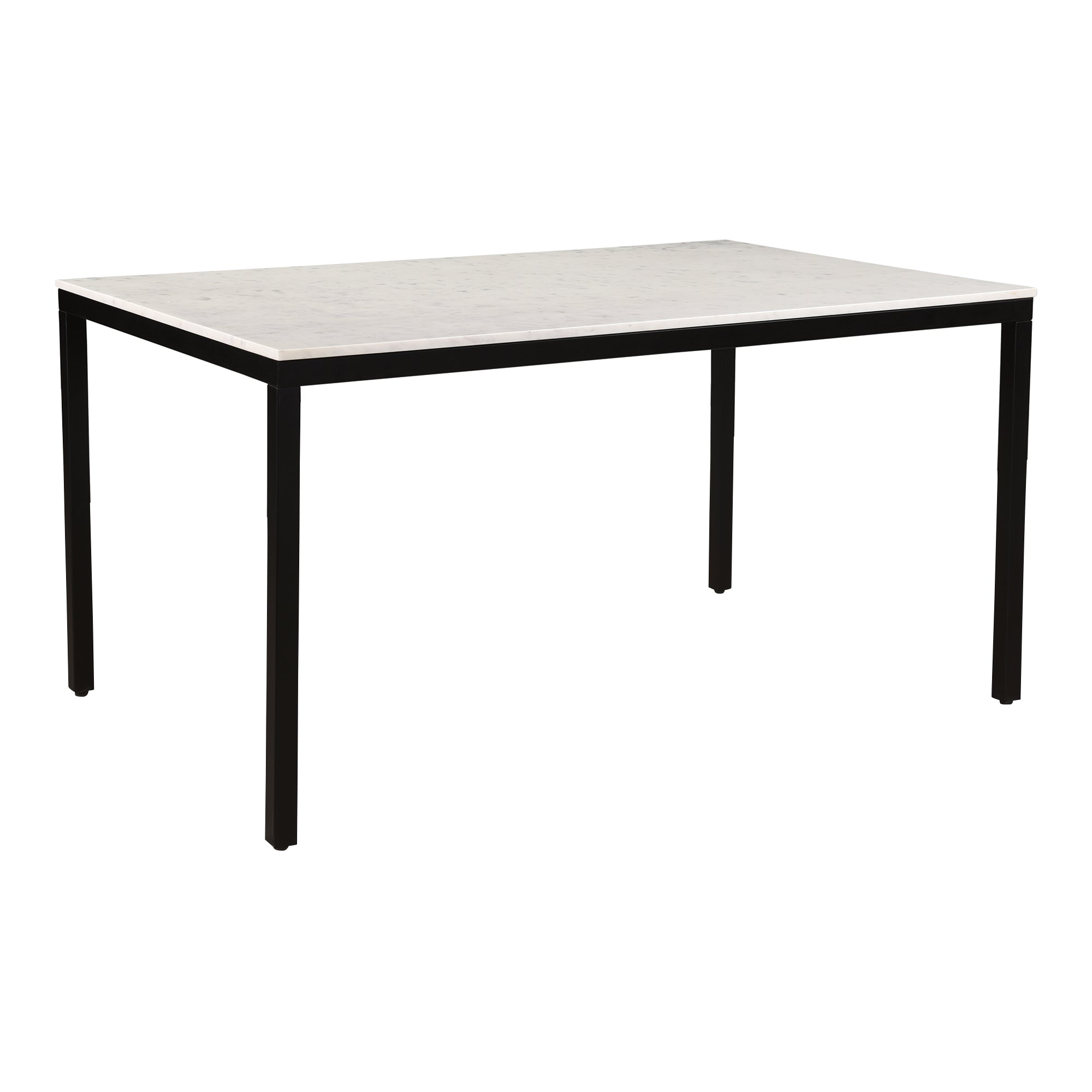 Moes Parson Marble Small Dining Table White KY-1021-02-0