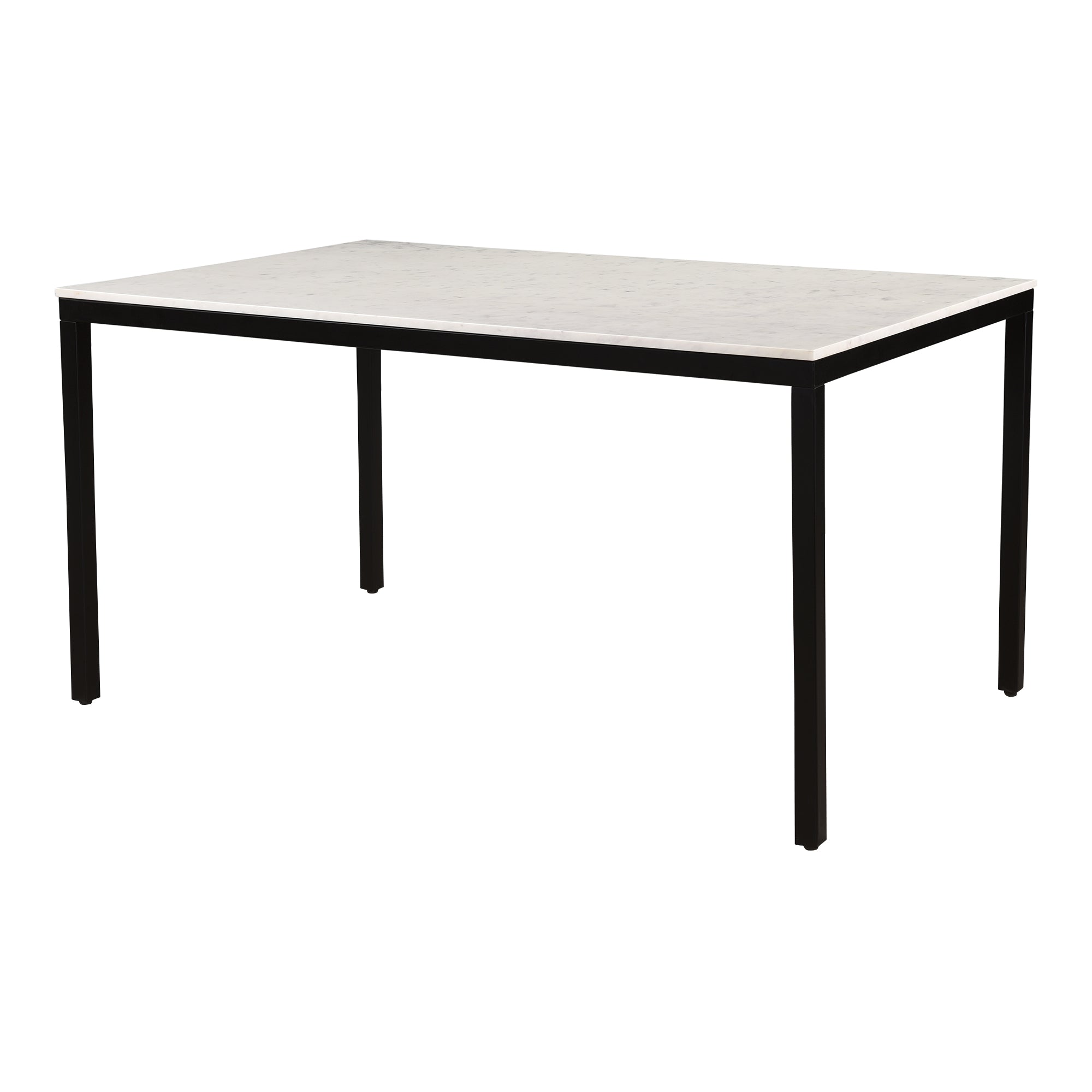 Moes Parson Marble Small Dining Table White KY-1021-02-0