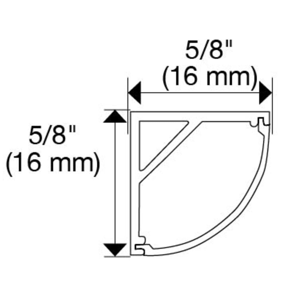 Hardware Resources 003 Series Angled Aluminum Profile
