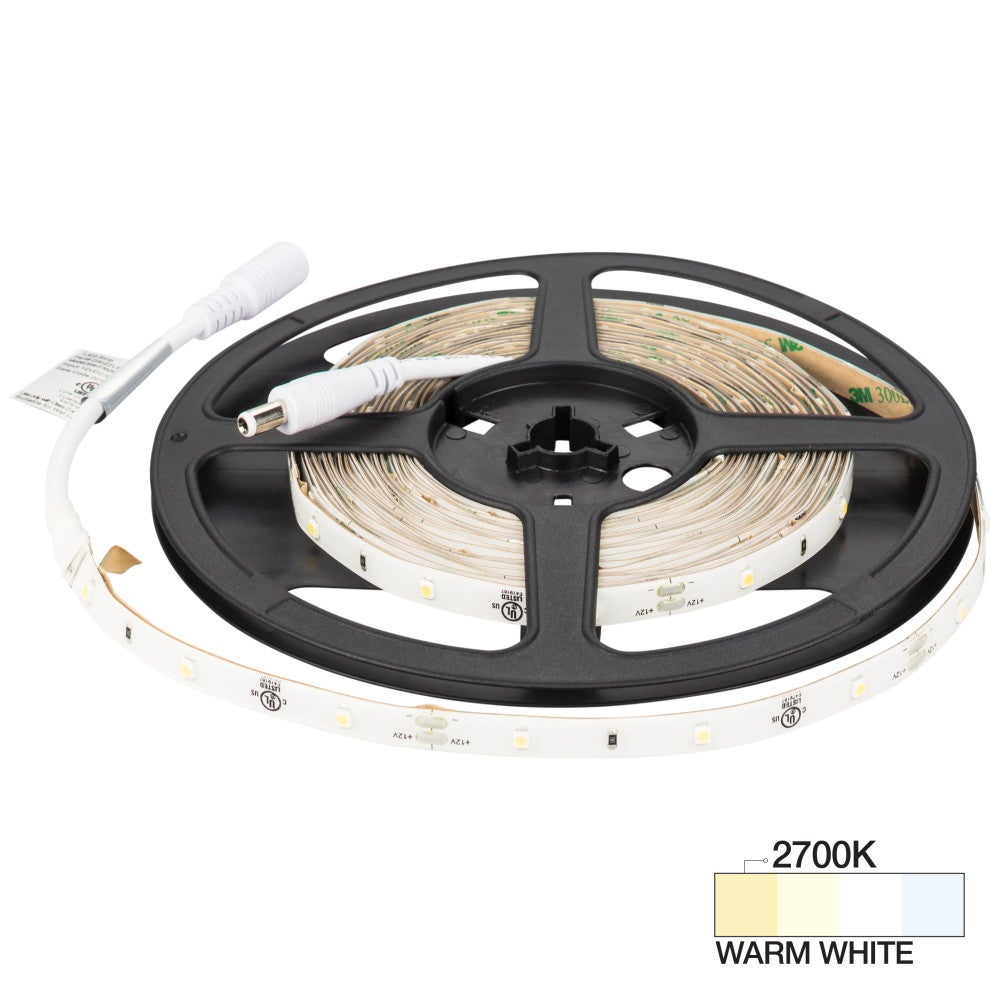 Hardware Resources 16 Ft, 49 Lumens/Ft. 12-volt Accent Output LED Tape Light, Single-White
