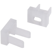Hardware Resources End Cap, Dual-Mount Series Aluminum Profile