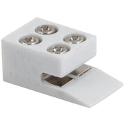 Hardware Resources 8-10 mm EZ Ramp Connector 100 Pack, White