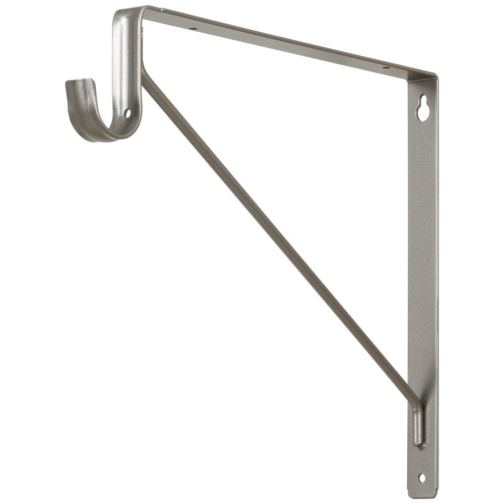 Hardware Resources Shelf Bracket Support, Lighted Closet Rod