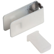 Hardware Resources Side Bend End Cap, white