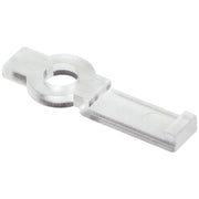 Hardware Resources Side Bend Loop Mounting Clip, clear