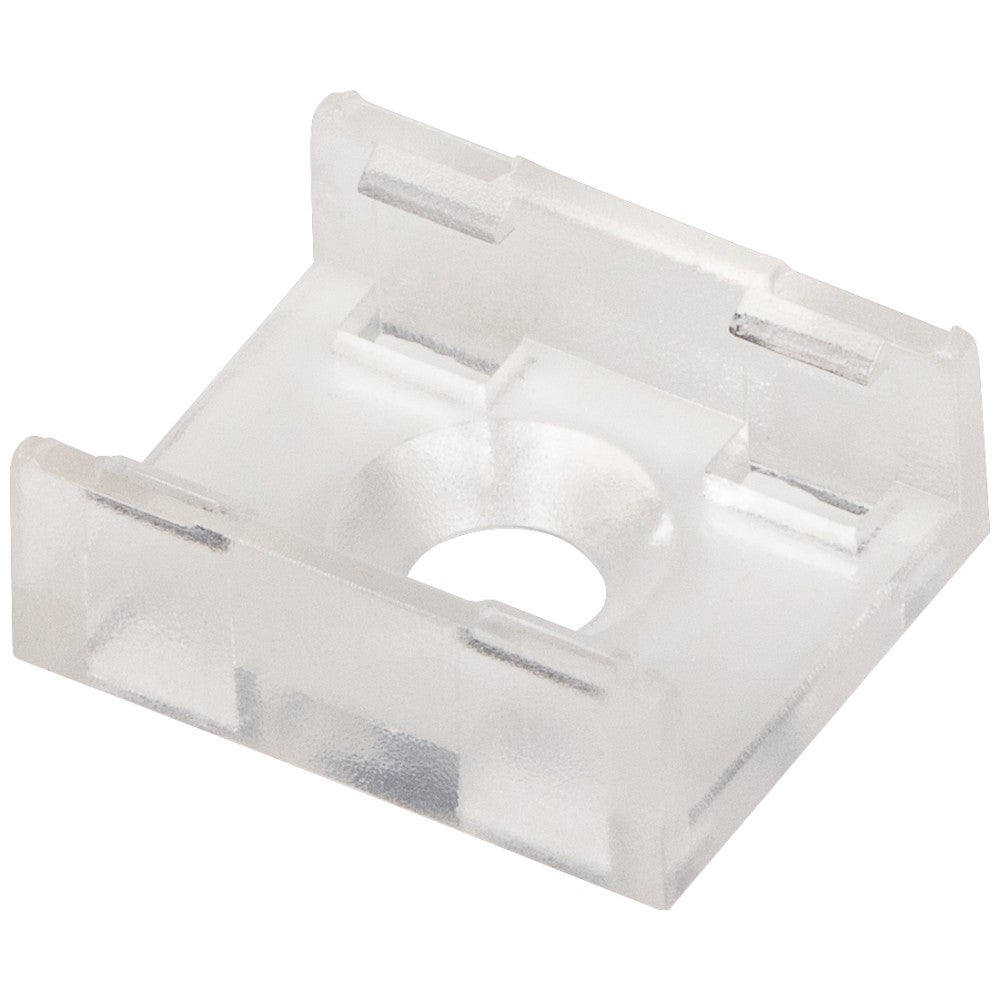 Hardware Resources Top Bend Bottom Mounting Clip, clear