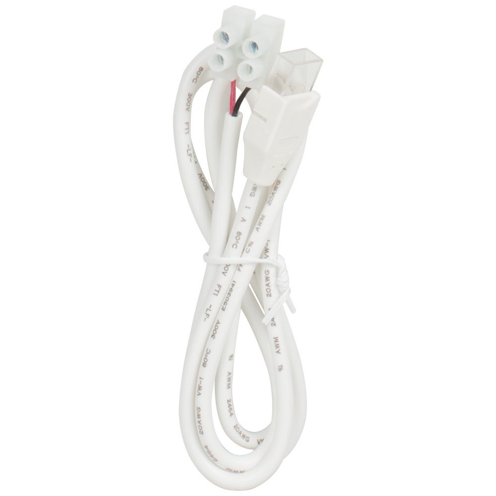 Hardware Resources Top Bend Light to Wire Connector w/ EZ Connector, 3 ft wire