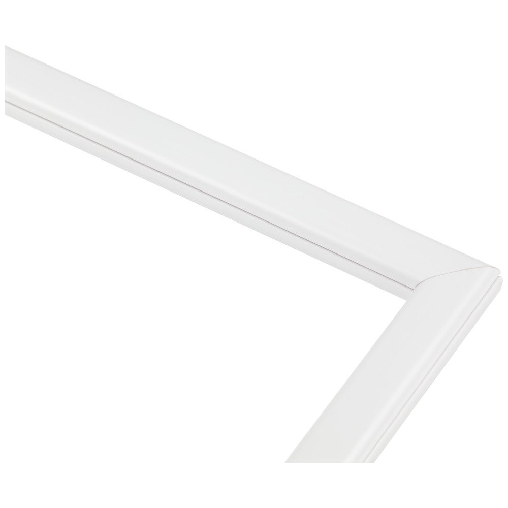 Hardware Resources Premium Flat Plastic Wire Way, Mitered Joint, 12"