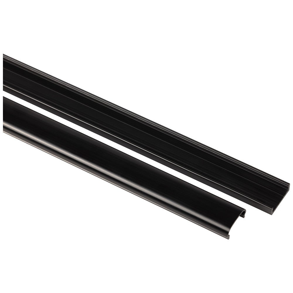 Hardware Resources Premium Flat Plastic Wire Way, 48"
