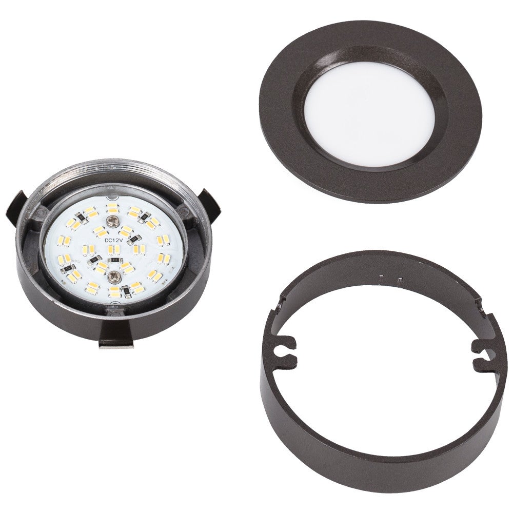 Hardware Resources 190 Lumens/Fixture 12-volt Standard Output Puck Light, Tunable-White, 2700K-5000K