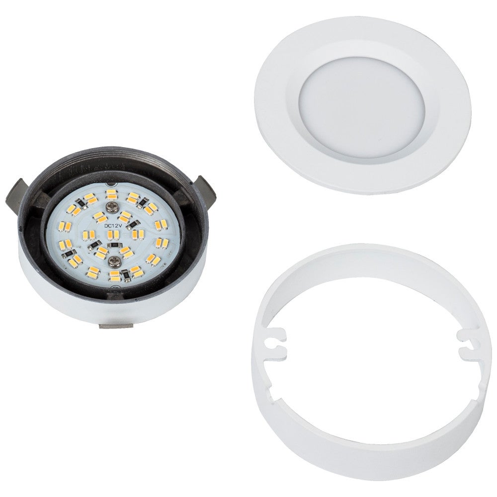 Hardware Resources 190 Lumens/Fixture 12-volt Standard Output Puck Light, Tunable-White, 2700K-5000K