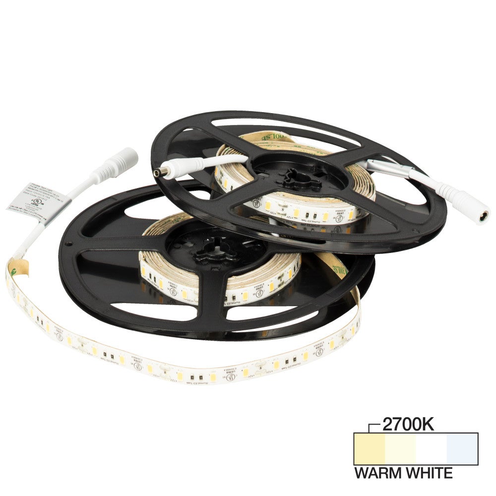 Hardware Resources 16 Ft, 466 Lumens/Ft. 12-volt High Output LED Tape Light, Single-White