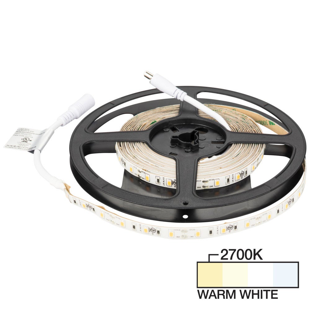 Hardware Resources 16 Ft, 120 Lumens/Ft. 12-volt Accent Output LED Tape Light, Single-White