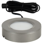 Hardware Resources 180 Lumens/Fixture 12-Volt Puck Light, Single-White, Direct-Wire or Barrel Connection
