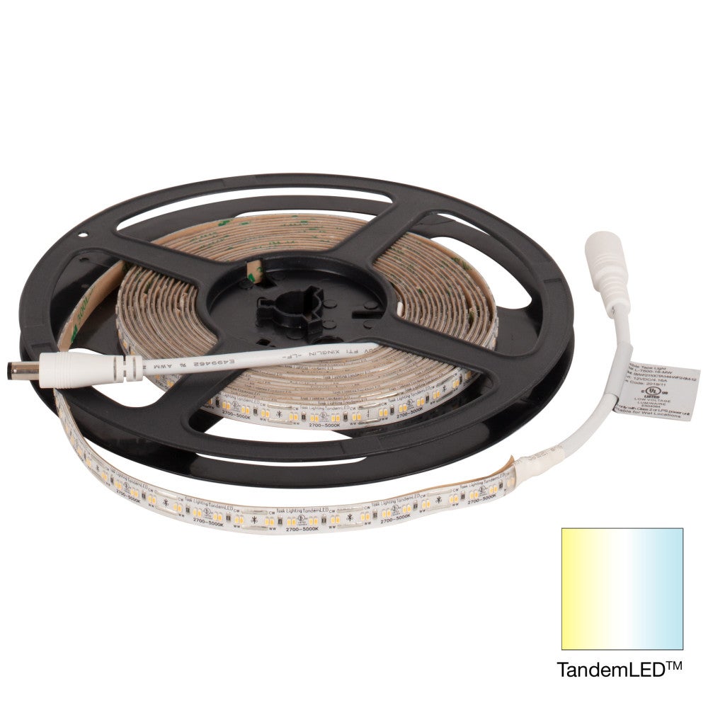 Hardware Resources 16 Ft.. 300 Lumens/Ft.. 12-volt Standard Output Wireless Controller Tape Light Kit 1 Zone 1 Area, Tunable-White, 2700K-5000K (Smart home compatible)