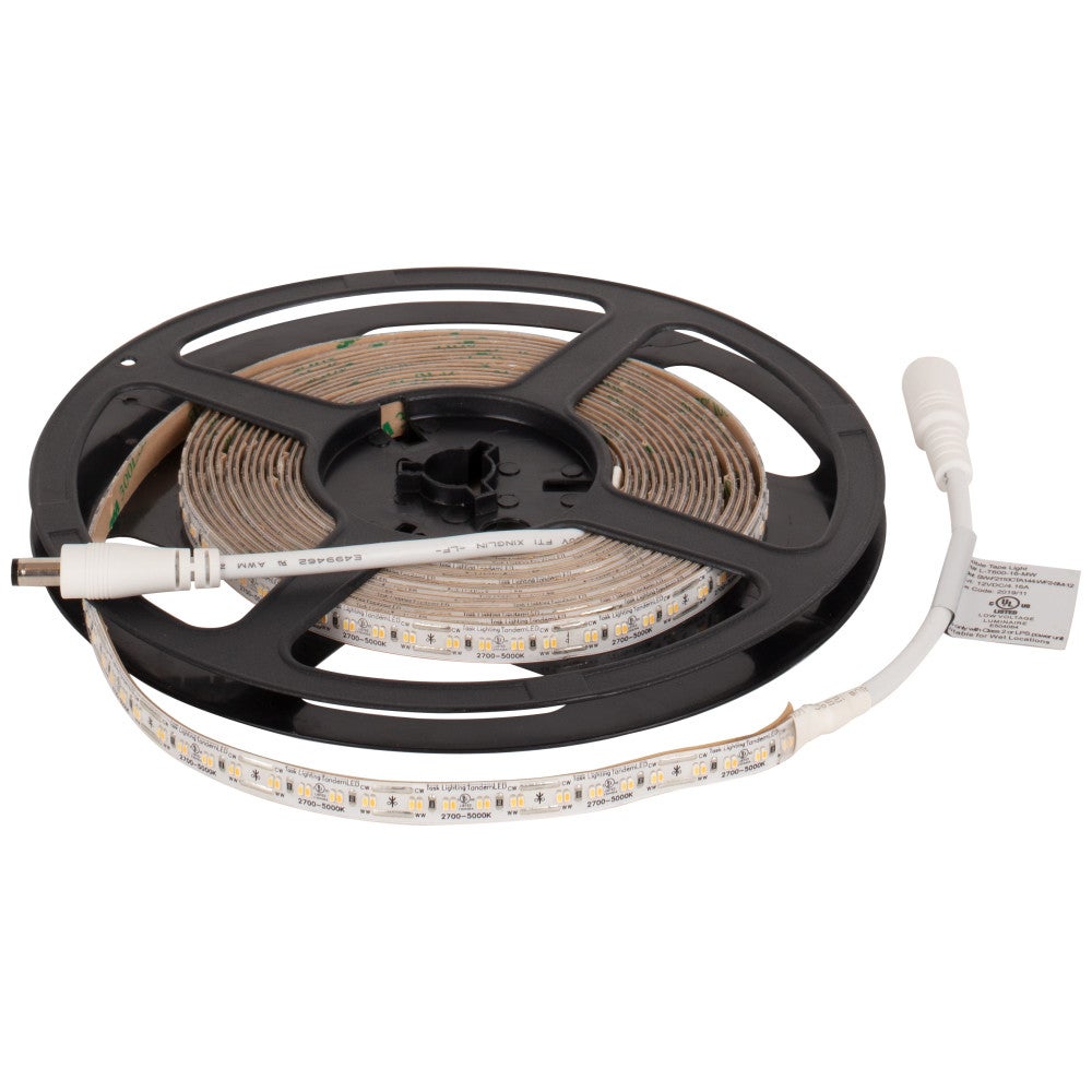 Hardware Resources 16 Ft.. 300 Lumens/Ft.. 12-volt Standard Output Wired Controller Tape Light Kit 1 Zone 1 Area, Tunable-White, 2700K-5000K