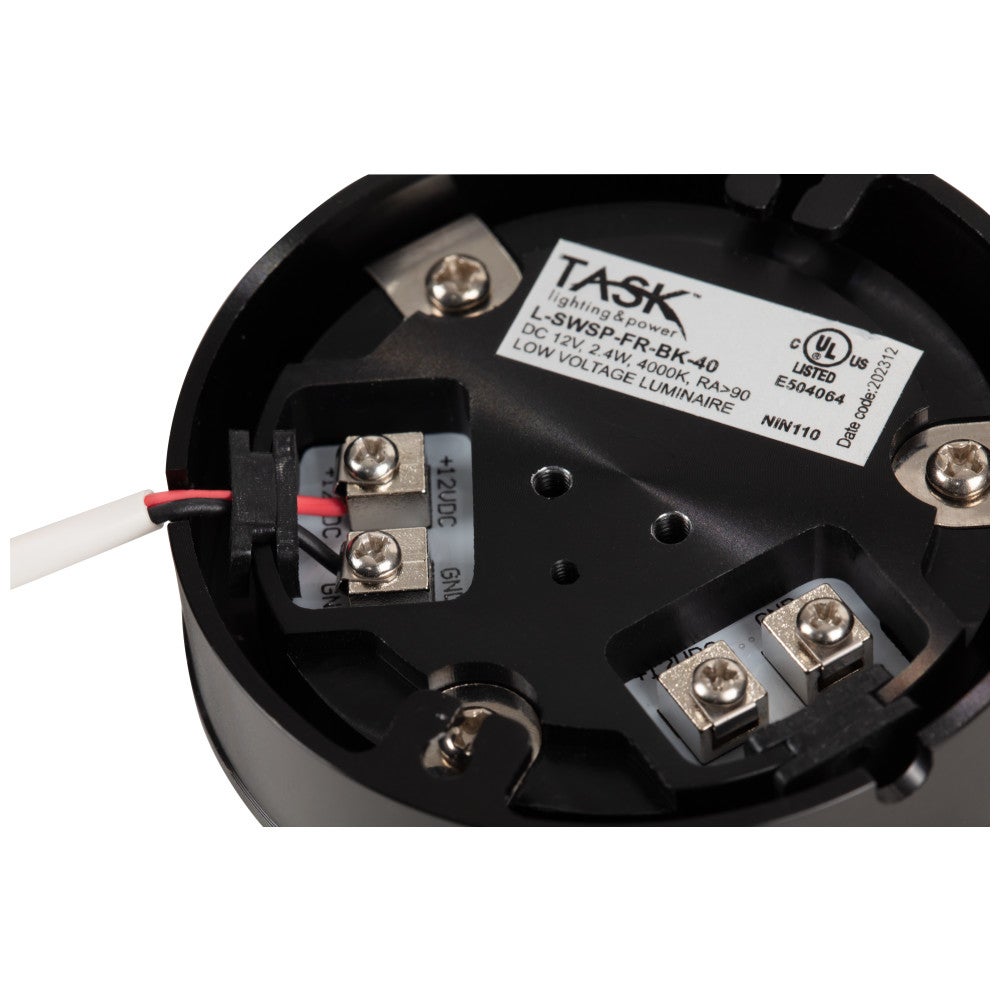 Hardware Resources 190 Lumens/Fixture 12-Volt Puck Light, Tunable-White, Direct-Wire or Barrel Connection