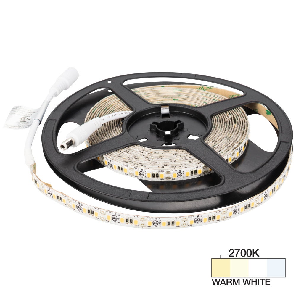 Hardware Resources 16 Ft, 225 Lumens/Ft. 12-volt Standard Output LED Tape Light, Single-White