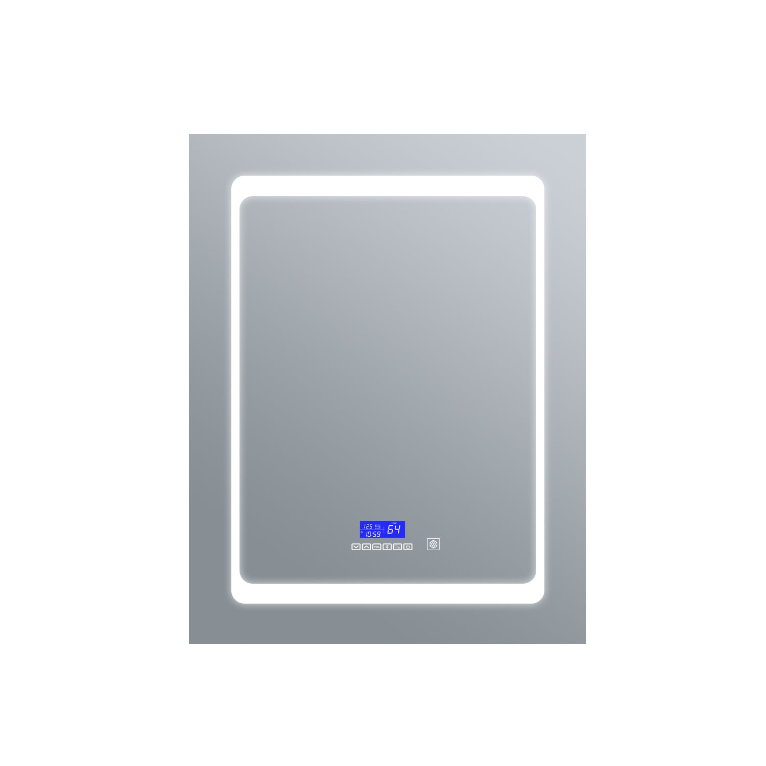 Bracciano 20 in. W x 32 in. H Surface-Mount LED Mirror Medicine Cabinet with Defogger