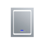 Bracciano 20 in. W x 32 in. H Surface-Mount LED Mirror Medicine Cabinet with Defogger