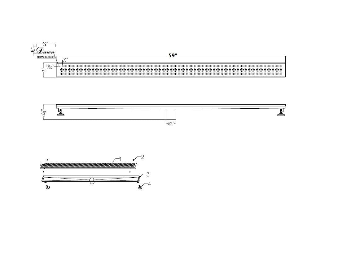 Dawn Brisbane River Series 59" LBE590304