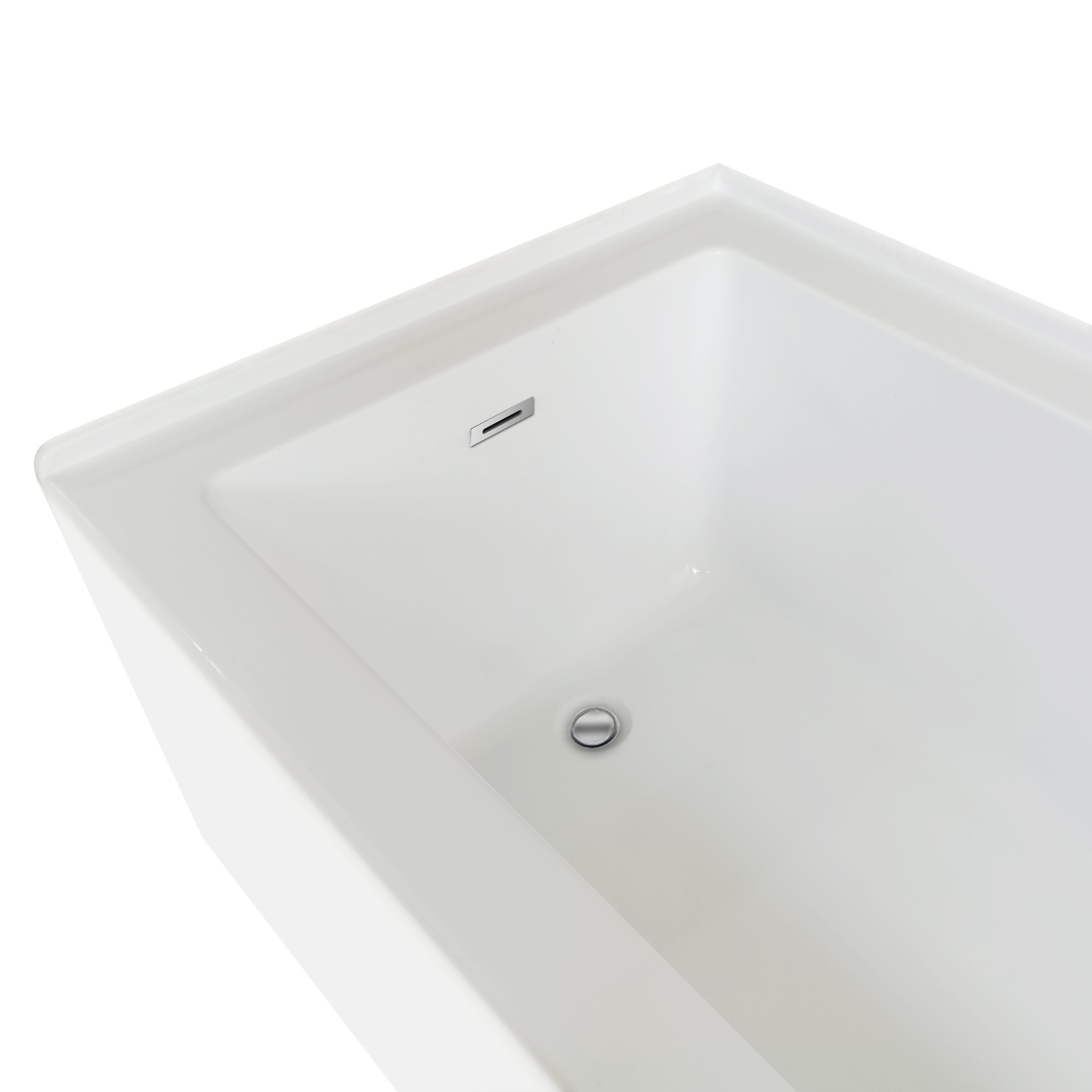 Provenza 60 in L x 32 in W White Alcove Bathtub