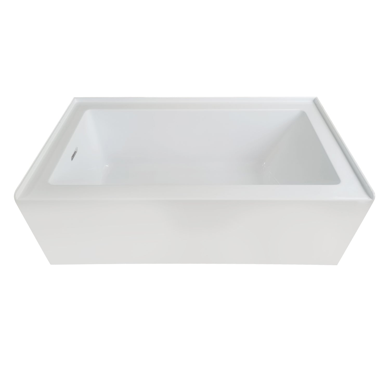 Provenza 60 in L x 32 in W White Alcove Bathtub