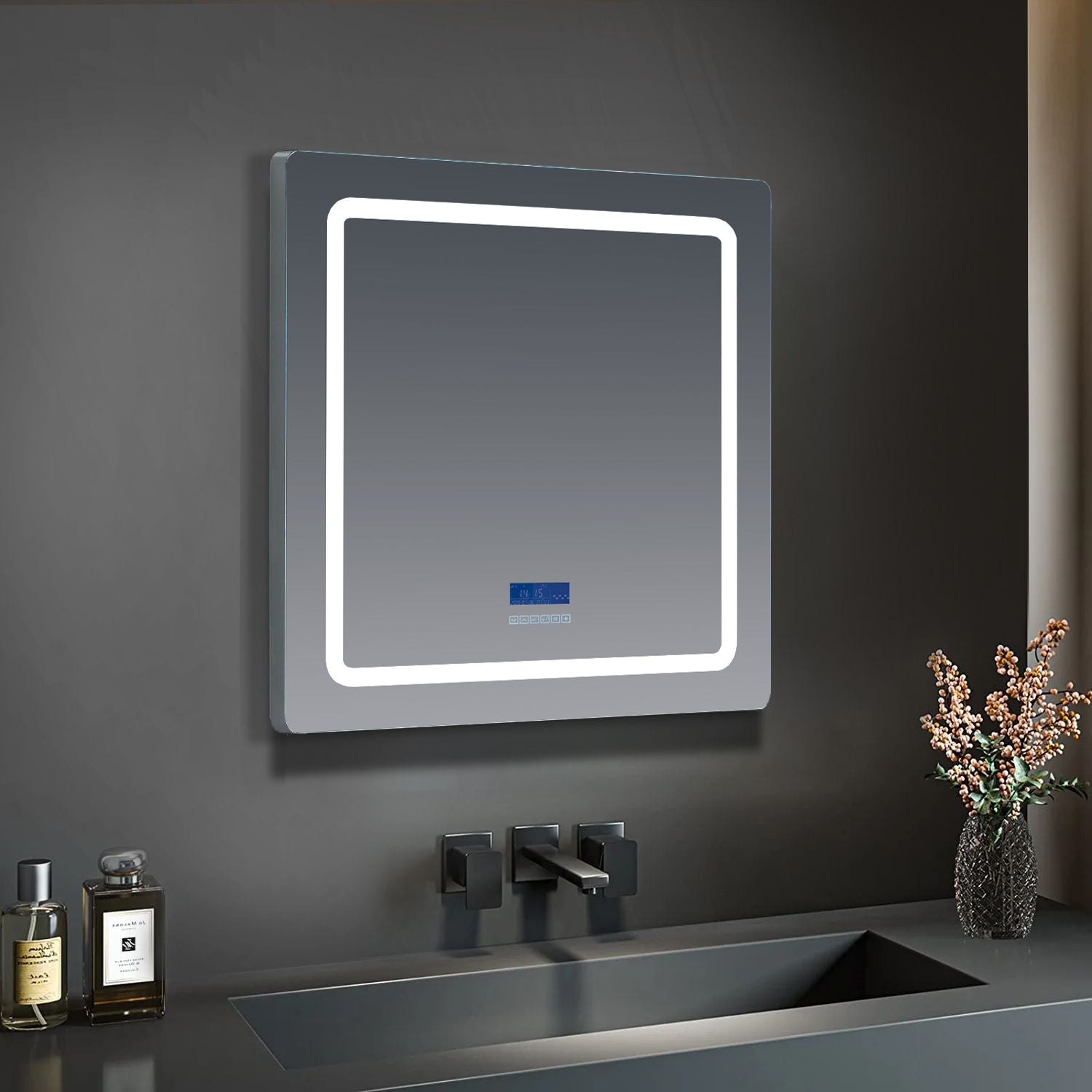 Caldona 36 in. W x 32 in. H LED Bathroom Vanity Mirror