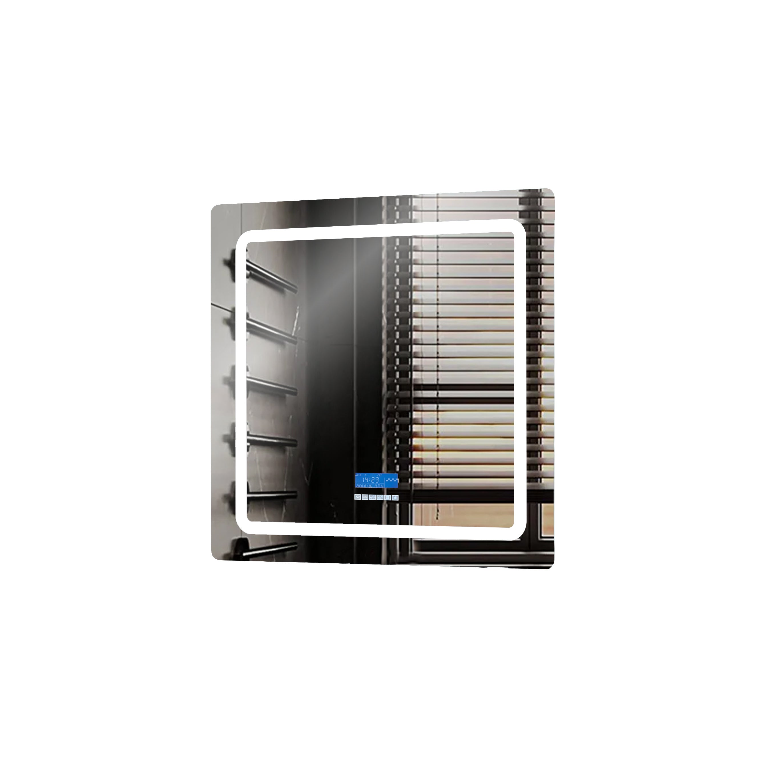 Caldona 36 in. W x 32 in. H LED Bathroom Vanity Mirror