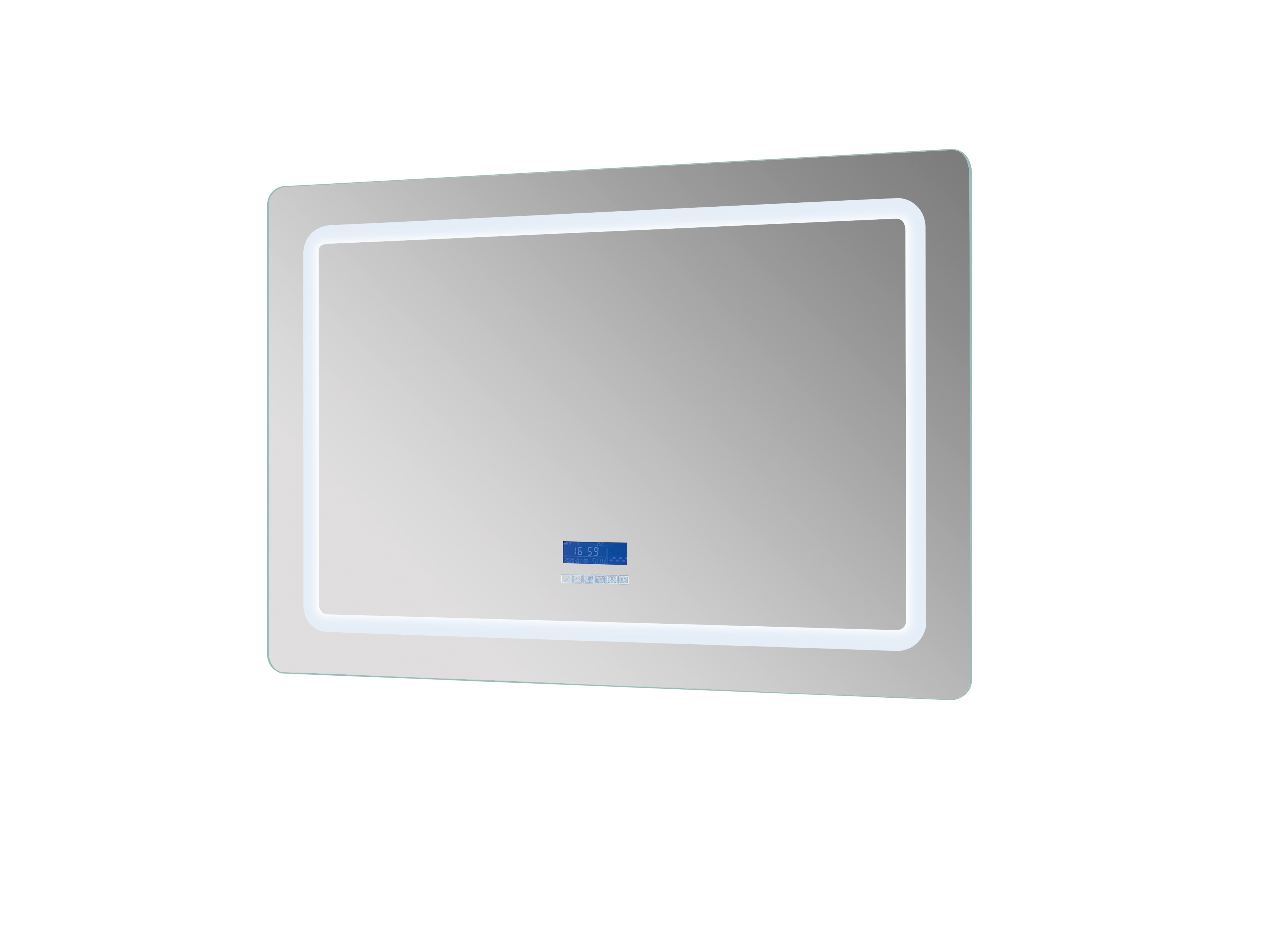 Caldona 48 in. W x 32 in. H LED Bathroom Vanity Mirror