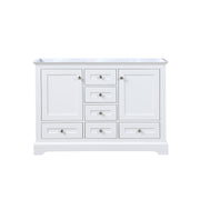 Dukes 48 in. W x 22 in. D White Double Bath Vanity