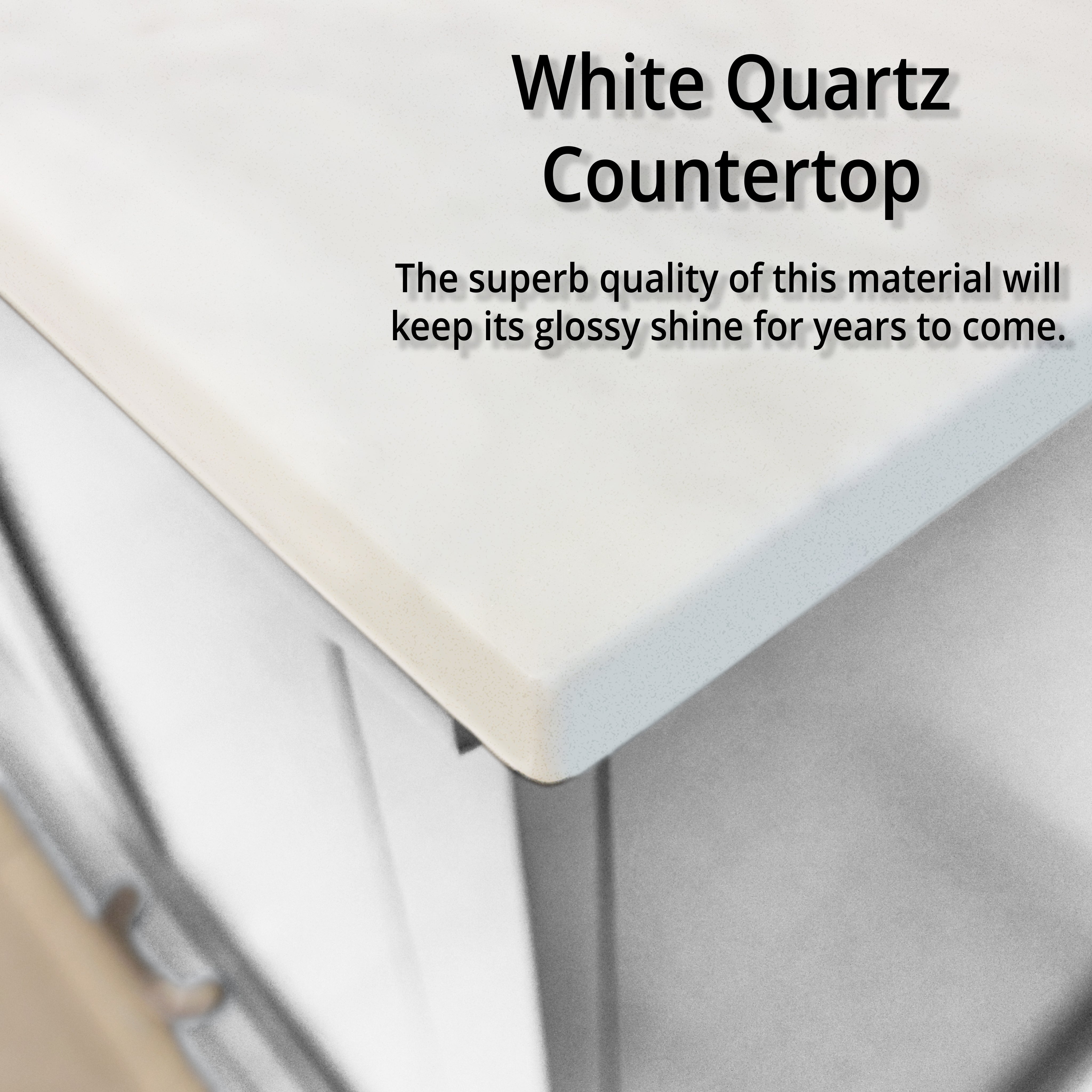 Dukes 48 in. W x 22 in. D White Double Bath Vanity