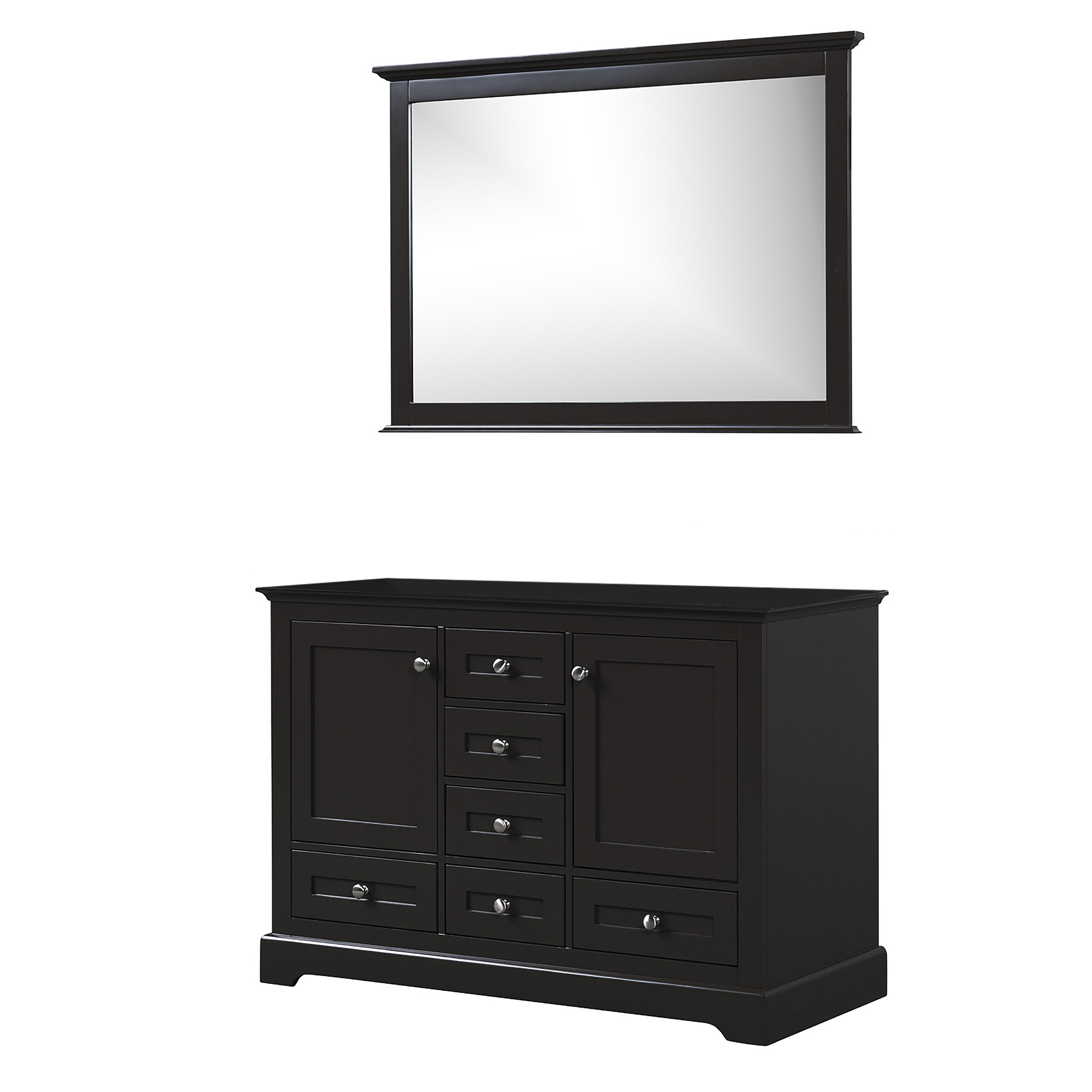 Dukes 48 in. W x 22 in. D Espresso Double Bath Vanity