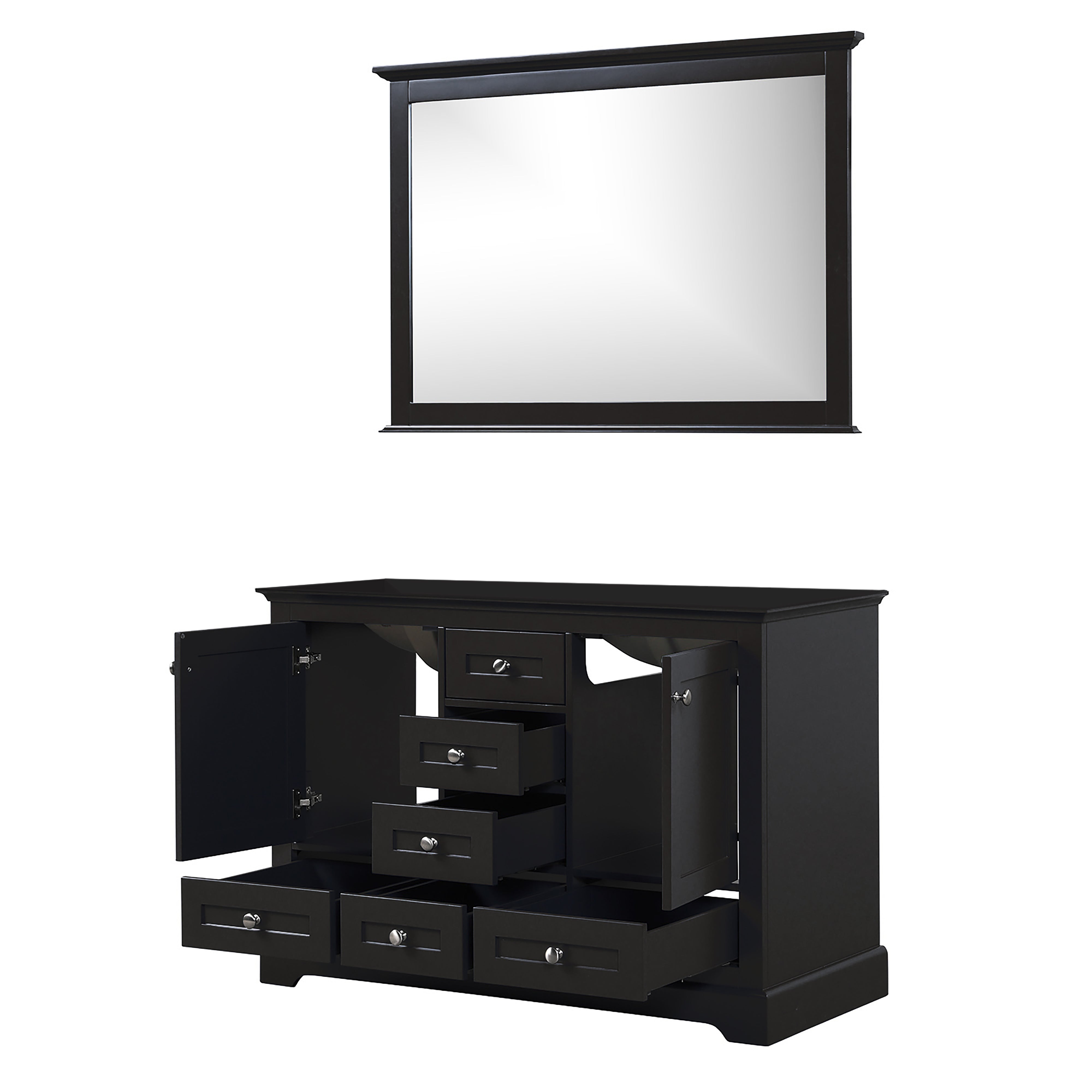 Dukes 48 in. W x 22 in. D Espresso Double Bath Vanity