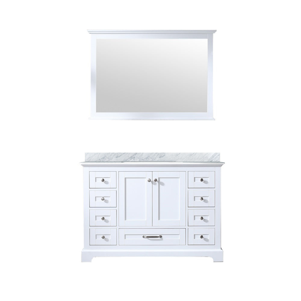 Dukes 48 in. W x 22 in. D White Single Bath Vanity