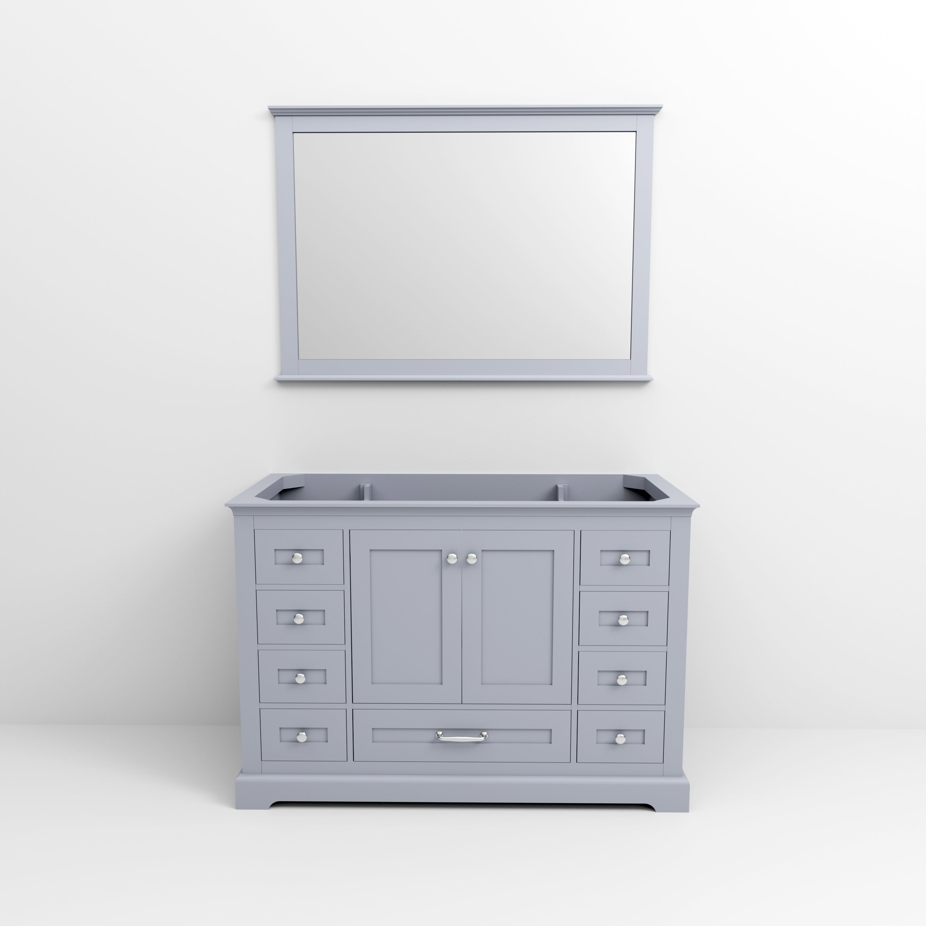 Dukes 48 in. W x 22 in. D Dark Grey Single Bath Vanity