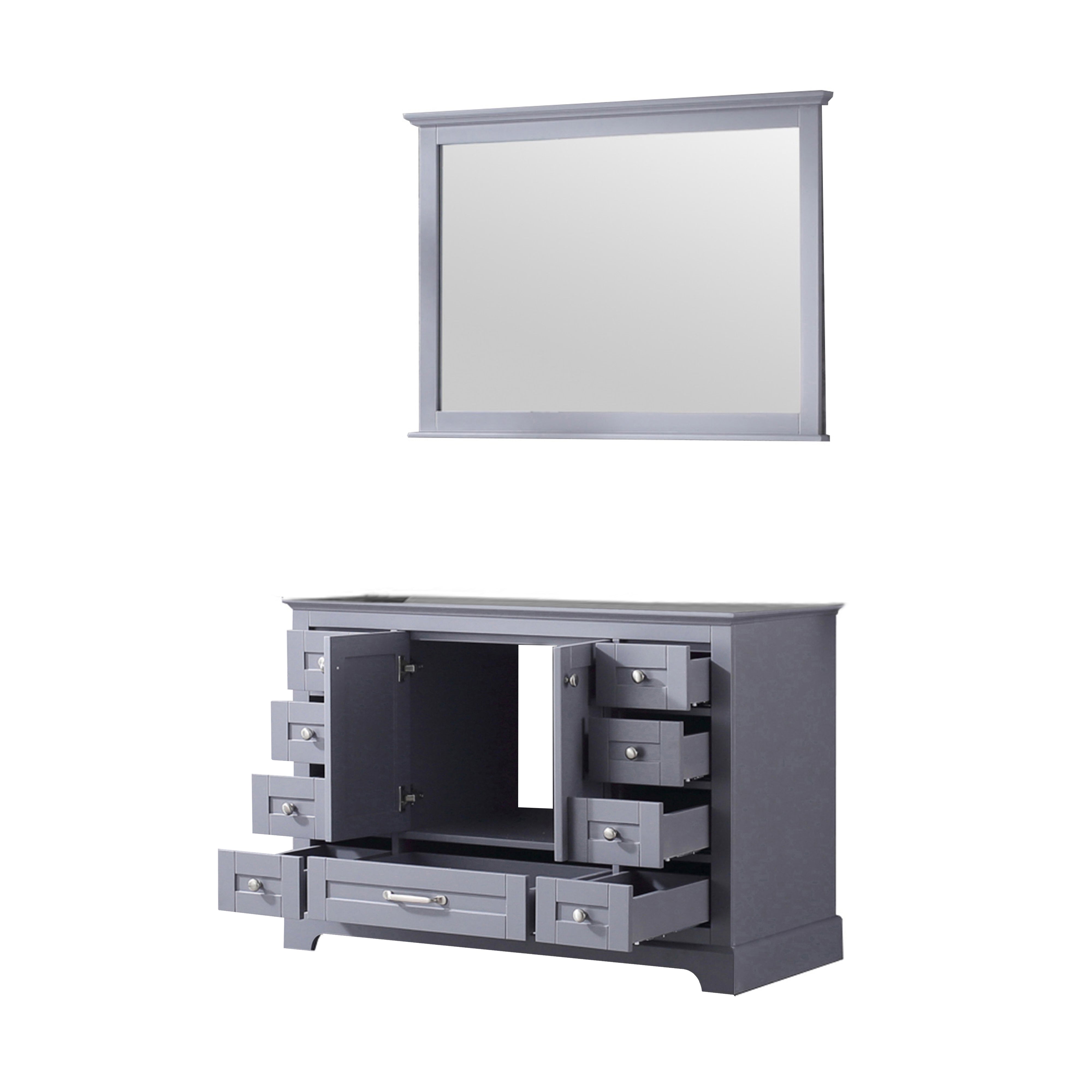 Dukes 48 in. W x 22 in. D Dark Grey Single Bath Vanity