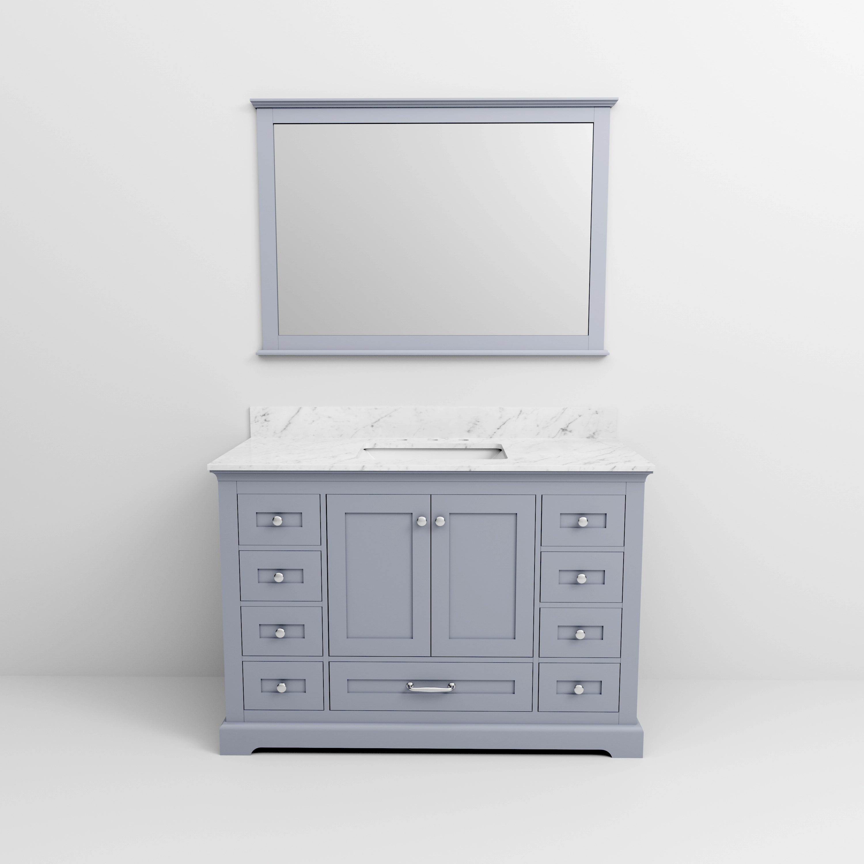 Dukes 48 in. W x 22 in. D Dark Grey Single Bath Vanity