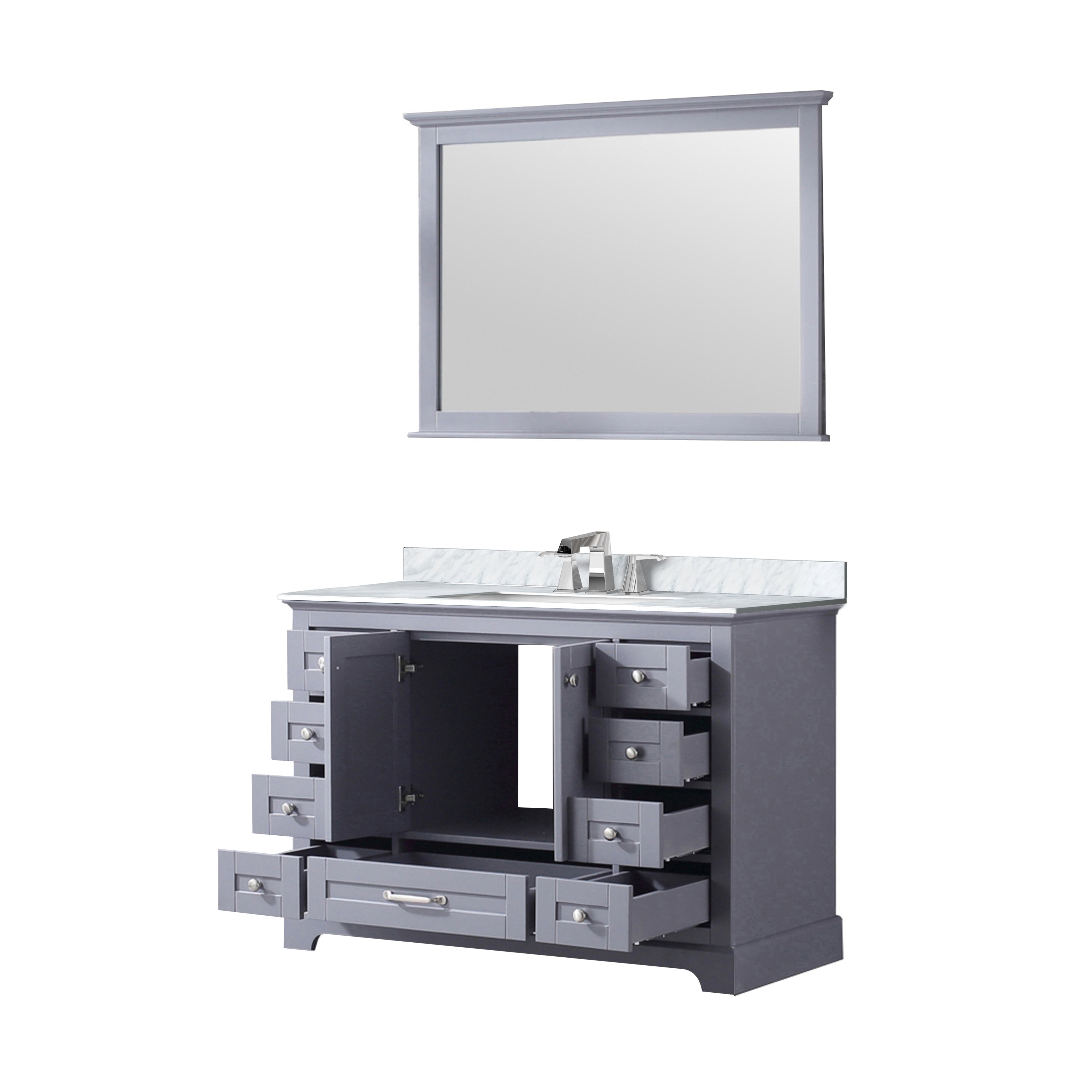 Dukes 48 in. W x 22 in. D Dark Grey Single Bath Vanity