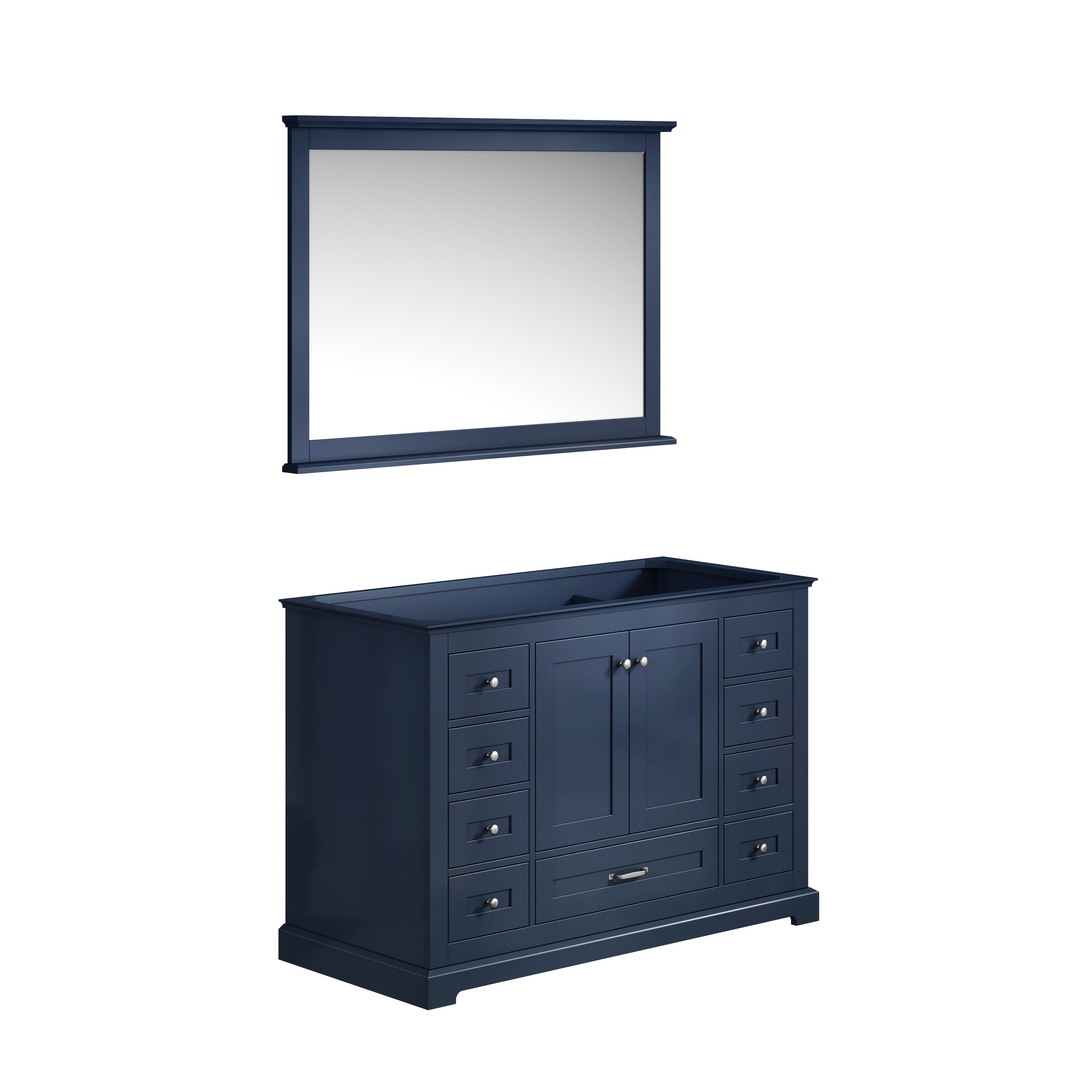 Dukes 48 in. W x 22 in. D Navy Blue Single Bath Vanity