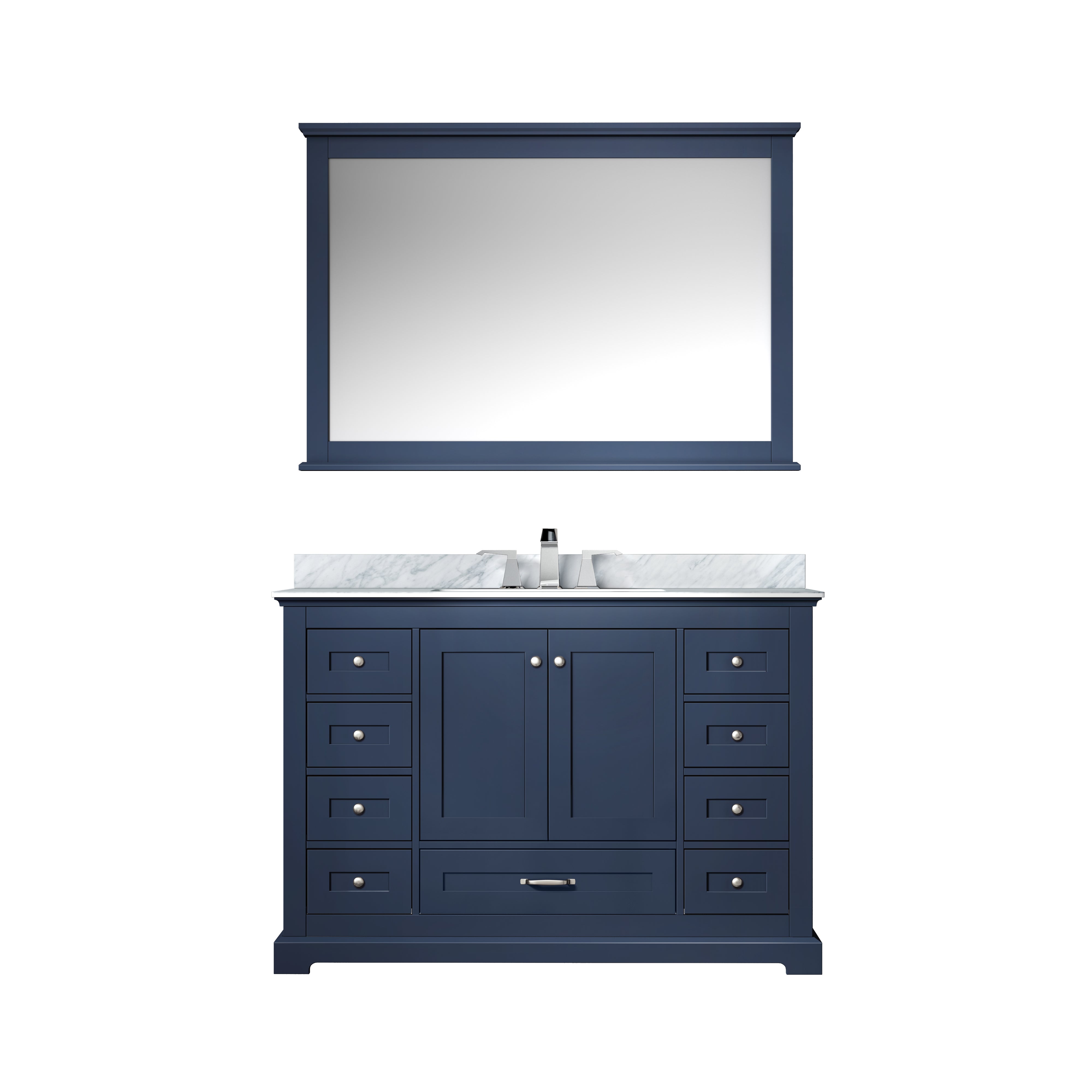 Dukes 48 in. W x 22 in. D Navy Blue Single Bath Vanity